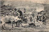 People - Native Dress - NORWAY - herdsmen with reindeer - NL0929