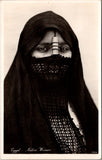 People - Native Dress - EGYPT - close up of woman RPPC - NL0930