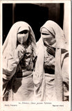 People - Native Dress - MOROCCO - 2 young ladies covered up - NL0932