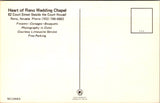 NV, RENO - Heart of Reno Wedding Chapel postcard - NV0020