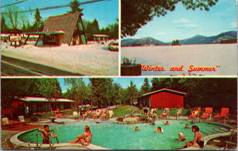 NY, LAKE GEORGE - Northward Ho motel postcard - NY0116