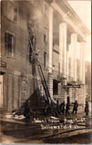 VT, BELLOWS FALLS  - Island House fire Aug 15, 1907 - RPPC postcard - QC0008
