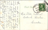 Ship Postcard - WABASN - Receiving Ship, Charlestown Navy Yard - QC0011