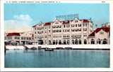 NJ, OCEAN GROVE - N E Hotel across Wesley Lake, bowling alley, shooting gallery