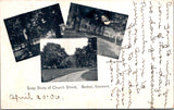 VT, BETHEL - Church St multi views - 1906 postcard - QC0043