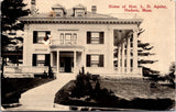 MA, HUDSON - Hon L D Apsley residence postcard - QC0046