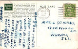 WY, CODY - Buffalo Museum log building, Yellowstone park postcard - QC0047