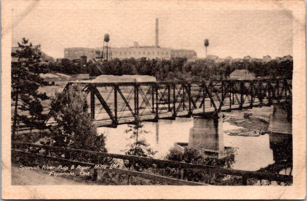 Canada - Espanola, ON - Spanish River Pulp & Paper Mills postcard - QC0059