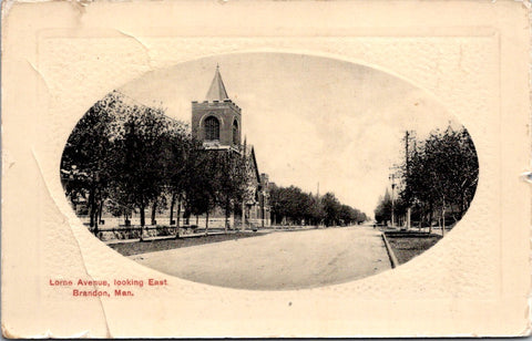 Canada - Brandon, Manitoba - Lorne Ave, Church postcard - QC0064