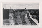 Canada - CHAPLEAU, Ont - CPR Yards and Station RPPC postcard - QC0073