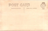 People - Girl - posing in yard dressed in white including bows RPPC - QC0110
