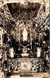 WI, DICKEYVILLE - Grotto showing altar closeup - Link RPPC postcard - R00360