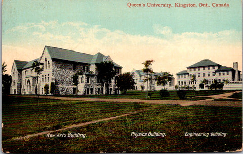 Canada - KINGSTON, ON - Queens University buildings postcard - R00609