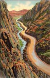 CO, ESTES PARK - Big Thompson Canon, highway postcard - R00615