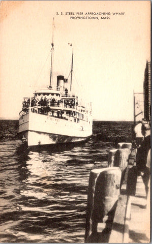 Ship Postcard - STEEL PIER, S S postcard - R00868