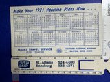 OH, Dayton - Marks Travel Service - 1971 Calendar blotter - S01415