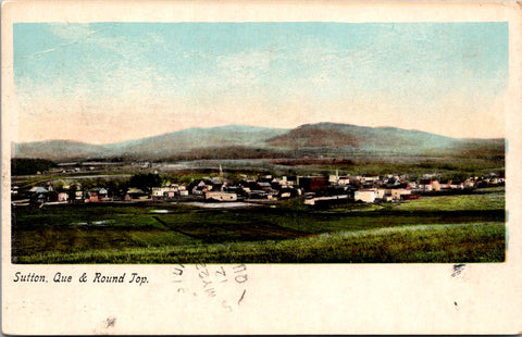 Canada - SUTTON, QC - Bird Eye View - 1912 postcard - S01475