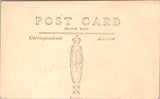People - Children - cute kids in winter apparel posing on stuffed bench RPPC - S01579