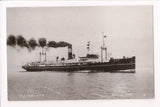 Ship Postcard - MANCHURIA MARU - Liason Ship RPPC postcard - F17441