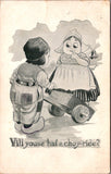 Greetings - Misc - Dutch boy and girl postcard - SL2013