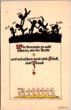 Greetings - Misc - Fantasy silhouette - Georg Plischke postcard - SL2137