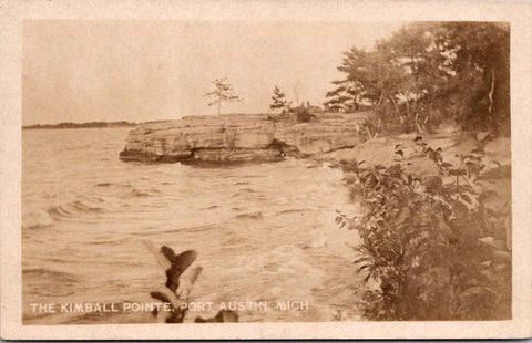 MI, PORT AUSTIN - Kimball Pointe - John Kelley  RPPC postcard - SL2202