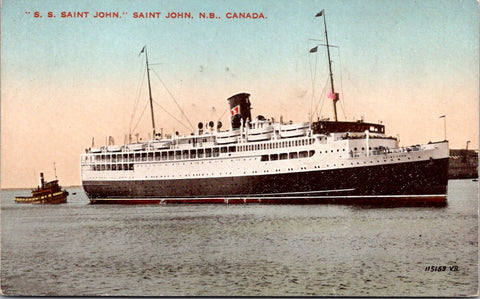 Ship Postcard - SAINT JOHN postcard - SL2226