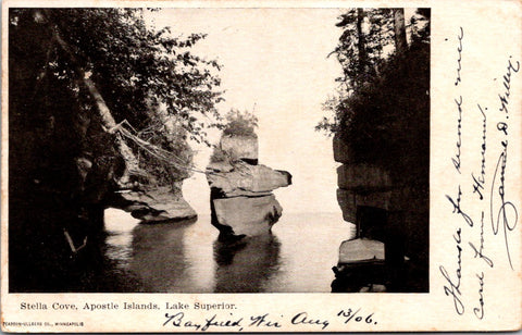 WI, APOSTIC ISLANDS - Stella Cove, Lake Superior postcard - SL2244