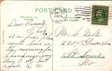 IL, PEORIA - Coliseum - 1909 postcard - SL2472