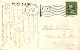 MI, MANISTEE - Entrance to harbor @1911, nice flag cancel - SL2601