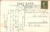 MI, MANISTEE - Along the Beach, young man - 1909 postcard - SL2665