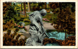 NY, LAKE GEORGE - Fort George Park INDIAN closeup postcard - SL2675