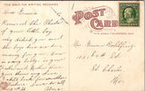 MI, MANISTEE - Arthur Street view from hill postcard - SL2683