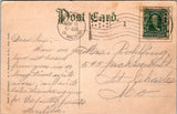 MI, MANISTEE - Birdseye of - A C Bosselman postcard - SL2697