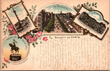 Foreign postcard - PARIS, France - @1898 Souvenir of multi view - SL2899