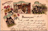 Foreign postcard - BESANCON, France - @1899 Souvenir of multi view - SL2902