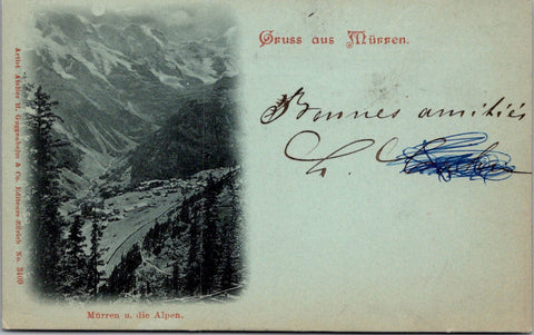 Foreign postcard - MURREN, Switzerland - @1900 Gruss aus - SL2919