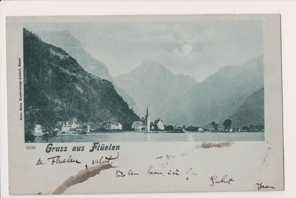 Foreign postcard - FLUELEN, Switzerland - Gruss aus - SL2920