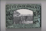 NY, FT TICONDEROGA - 17 Miniature postcards 3" x 4.5" - SL3018