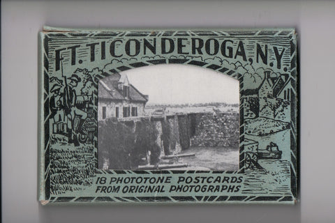 NY, FT TICONDEROGA - 17 Miniature postcards 3" x 4.5" - SL3018