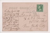 NH, RYE BEACH - residence with people on rocking chairs RPPC - SL3060