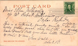 Vintage African American - Black man, boys on cart postcard - SL3076