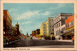 Canada - SHERBROOKE, QC - King St, JA Savard - 1950 postcard - w00135