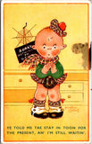 Greetings - Misc - YE TOLD ME TAE STAY IN TOON, Beatrice Mallet postcard - w00386