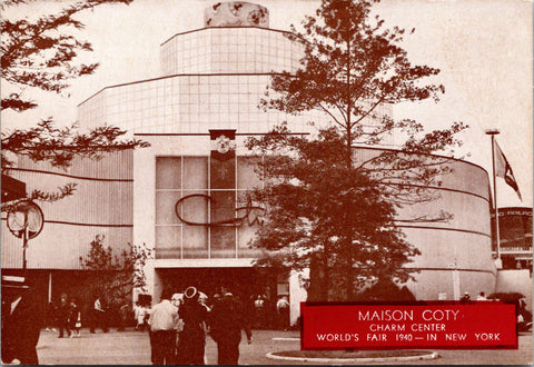 NY, New York - Worlds Fair 1940 - Maison Coty Charm Center postcard - W00407