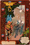 Military - Capture of the Serapis by Bon Homme Richard postcard - w00418
