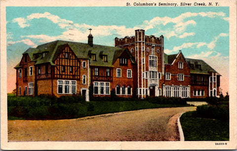 NY, SILVER CREEK - St Columbans Seminary vintage postcard - w00485