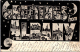 NY, ALBANY - Greetings from - vintage postcard - W00576