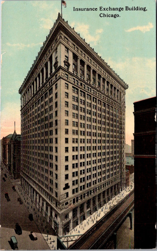 IL, Chicago Illinois - Insurance Exchange Building postcard