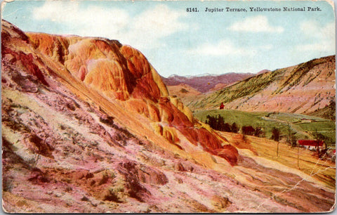 WY, YELLOWSTONE - Jupiter Terrace  postcard - W01420